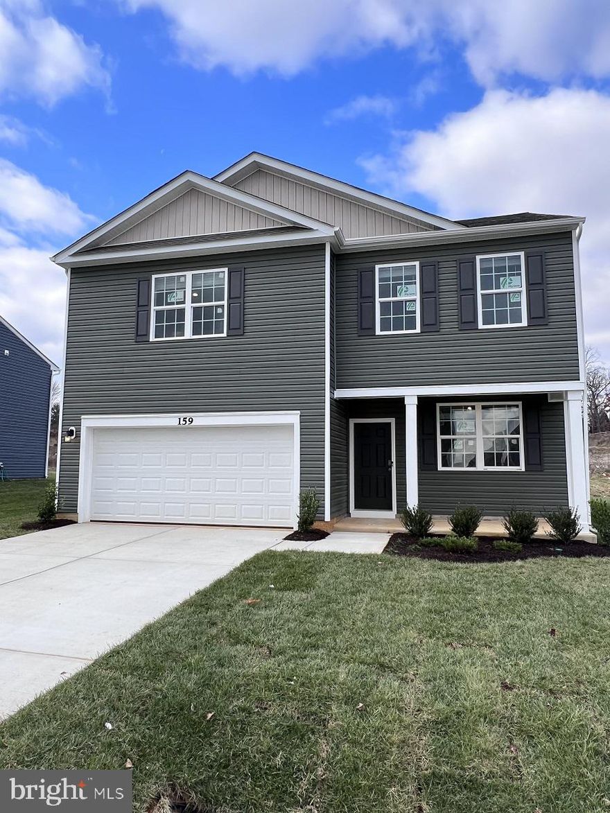 Quick Move in Home on cul-de-sac.The Penwell is a Stunning two-story plan with 4 bedrooms, 2.5 bathrooms , 2 car garage and 2,148 square feet. The main level features 9’ceiling, power room, a chef-inspired kitchen with an oversized island and walk-in pantry, as well as a flex room that’s ideal for a formal dining room or home office. The kitchen shines brightly with the stainless-steel appliances, and granite countertops that flows onto a relaxing great room, perfect for the entertainer. The owner’s suite on the second level offers a luxurious owner’s bath with a separate shower, private water closet, and large walk-in closet. There are also 3 additional bedrooms, a full bathroom, a conveniently located laundry room.  Your new home also includes our smart home technology package! The technology allows homeowners to monitor and control their home from the couch or across the globe. Enjoy the community walking trails, park benches, Dog Park and so much more.