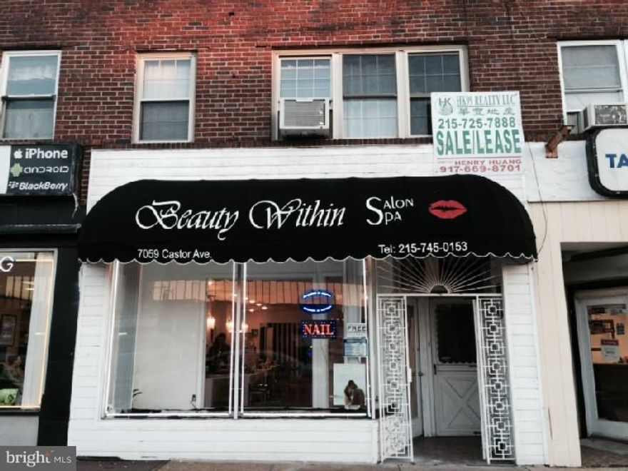 Building For Sale. Excellent location! First floor is occupied as a Salon rented at 1300/month. Full finished basement being used by tenant for storage. Second floor consist of a 2 bedrooms apartment with separate front entrance. Currently vacant. Tenants pay all utilities. This is a great investment property on bustling Castor Avenue!!!