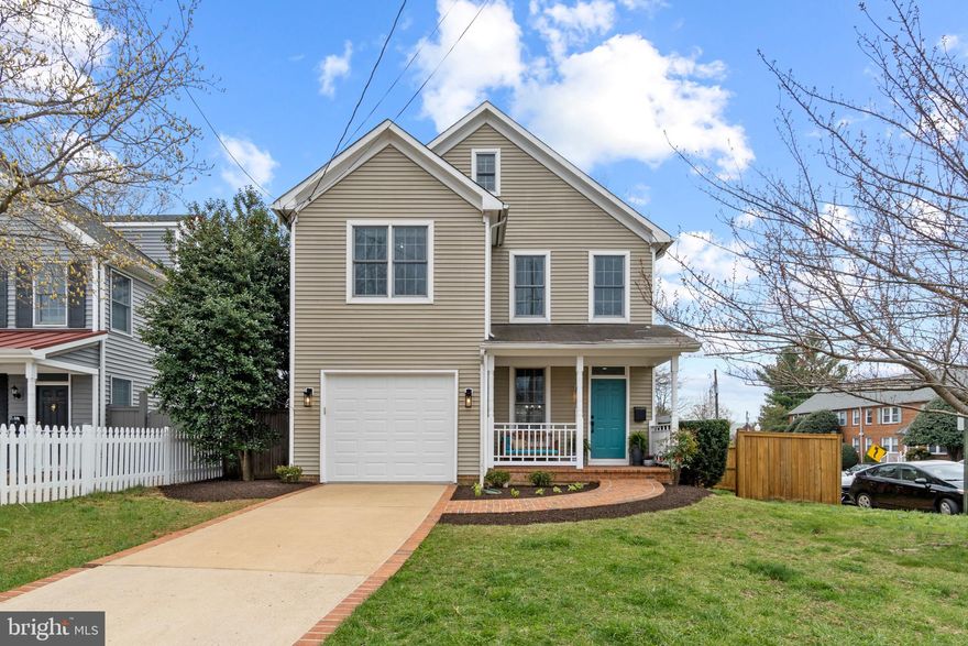 Ashton Heights  |  Four Levels  |  Over 3800 square feet of finished living space  | Three  blocks (just 0.2 miles ) to Virginia Square Metro (Orange Line, Silver Line)  |  Five nice sized bedrooms |  Very large master bedroom w sitting area, 4 closets, and attached full bathroom  | Large finished lower level (high ceilings) has a bedroom, full bathroom, recreation room, bar, and direct access to back yard  | 5th bedroom can be used as au pair or in-law suite | Fenced backyard w deck and patio  | 1 car garage plus driveway | Two Laundry Areas (Bedroom Level and Basement) |  Two-zoned heating  |  Work bench in garage conveys  | Plantation shutters  |  1 block to Maury Park Tennis Courts  | 1 block to Arlington Arts Center  | Walking distance to several parks and Arlington Library  |  Storage area in basement and under deck | You won’t find any house in Arlington this close to metro and this large at this price!