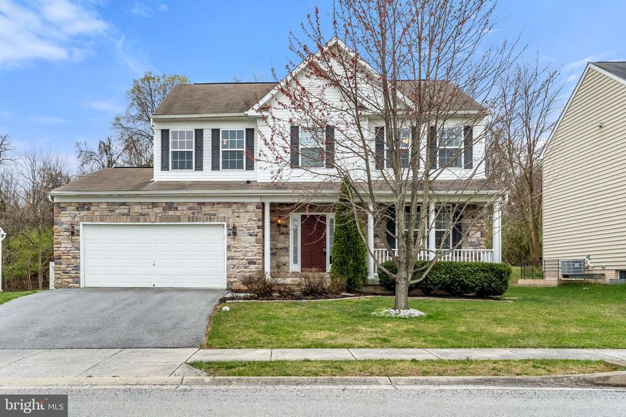 Nestled in the highly sought after Shenandoah Springs, this expansive home has been freshly painted throughout the main level and new hot water heater in 2022. The impressive kitchen features glazed tile, granite countertops, and towering cabinets, complemented by a generous breakfast bar.  Bathed in natural light from its southwest position, the adjacent sunroom with cathedral ceiling is just off the 18 x 10 deck overlooking the fully fenced rear yard that backs to trees. Family room offers a gas fireplace ensconced in floor-to-ceiling stone. High-speed internet makes an easy conversion of the formal dining or living spaces into an efficient home office. Bedrooms are all on the upper level for peace of mind, including a primary suite boasting a vaulted ceiling, dual closets, and an en suite bathroom equipped with a double sink vanity, soaking tub, and separate shower. With an unfinished walk-up basement primed for customization and future expansion, the possibilities are endless. Conveniently located just a mile from the nearest bus stop, within easy reach of commuter rail services, and mere minutes from shopping, dining, and the historic charm of Charles Town and Harpers Ferry, this residence epitomizes modern living at its finest.