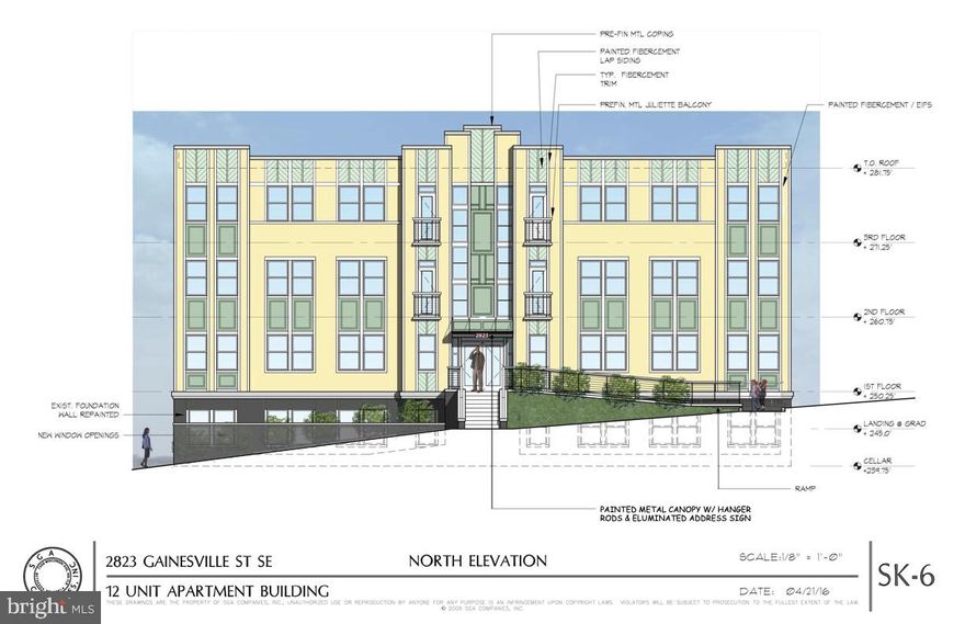Fully approved and permitted site for a 12- unit building. For the current comp set and proforma for both market rate 4.4 million at a 6.5% cap rate and Housing Choice Voucher executions 4.6 million value at a 6.5% cap rate. Listing agents have a full data set, pre-con estimates and list of GC's familiar with plans and site.