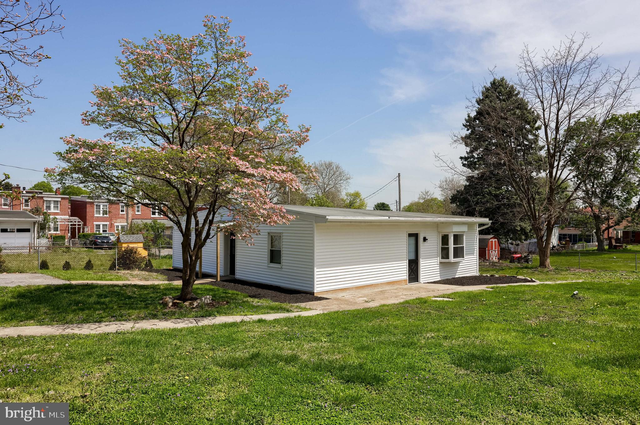 Large flat yard , Level Lot, almost 1/2 acre. Welcome to Expansive, Unique 1026 Lafayette St.
Updated 3Bd 1Ba with large driveway for the coveted off street parking. New exterior siding and gutters. New floor and drywall. All appliances convey, the washer and refrigerator are brand new. Don't miss this rare, valuable opportunity to own a single family detached rancher with great yard space and unique spacious property