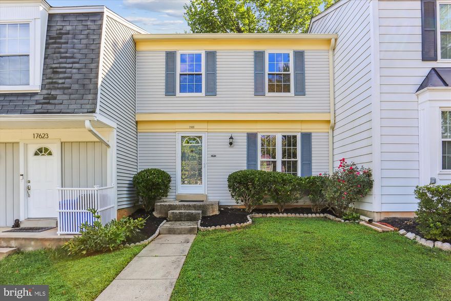 Welcome to this gorgeous nicely updated townhome located in sought-after Cashell Manor. Just minutes away from downtown Olney, this wonderful 3BR/2BA home has been well maintained by its loving owners. Some of the many great features and amenities include fresh paint throughout, a bright and airy main level with luxury vinyl plank (LVP) in the Living and Dining rooms. The dining room also has a sliding glass door to the  freshly painted deck (with stairs) where you can enjoy views of your private yard with a fire pit! The eat-in kitchen includes updated cabinets, granite countertops and stainless-steel appliances. 

The upper level offers a spacious Primary bedroom plus two additional Bedrooms and a newly renovated full Bath. The fully finished walkout lower level includes a Family room and Game area with new carpeting, sliding glass door to the rear yard as well as a second full Bathroom. Step out back into your private fenced yard with firepit and access to the common area behind the home.  The community has an outdoor pool, tennis court & tot-lots.  Located just minutes from all that Olney has to offer including grocery stores, restaurants, shopping, library, fitness clubs, recreation, theater, parks, schools and more! Quick and easy access to Georgia Ave, the ICC and RT 28.  Virtual tour available!