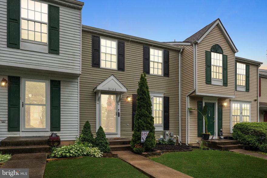 Completely renovated in 2023, this beautifully updated 3-bedroom, 2.5-bath townhome in Constant Friendship offers modern finishes, flexible living space, and a location that’s hard to beat.

Located on a quiet street in the heart of Abingdon, 3146 Tipton Way welcomes you with fresh curb appeal and thoughtful upgrades throughout. Step inside to find all-new flooring, fresh paint, a fully renovated kitchen with white cabinetry, granite counters, and stainless steel appliances—all completed in 2023. The bright main level flows effortlessly into a spacious living room and dining area, perfect for everyday living and entertaining. Upstairs, you'll find three well-sized bedrooms and a fully renovated full bath. The lower level offers a finished bonus space ideal for a second living room, home office, or guest area, plus a second fully renovated full bath and laundry area with a 2023 washer and dryer. Enjoy the outdoors with a raised deck (2023) off the main level and a paved patio below, all within a fully fenced backyard for privacy and play. A new roof (2023) adds even more value to this move-in ready home. Just minutes from Wegmans, Target, restaurants, parks, and commuter routes, this home checks all the boxes for first-time buyers, young couples, or anyone looking for style and convenience in Harford County.

Schedule your private showing today—homes this turnkey don’t last long!