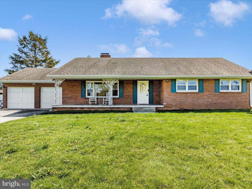 Charming Rancher with Mountain Views in Pleasant Valley – Over an Acre in Rohrersville! This peaceful home is set on just over one acre and offers 1,604 finished square feet on the main level and almost 800 finished square feet in the basement, with panoramic views of surrounding fields and mountains. Located in the heart of Pleasant Valley, enjoy quiet country living just minutes from the C&O Canal, the award-winning Big Cork Winery, historic Boonsboro, and the Antietam Battlefield.

Inside, the home features three spacious bedrooms and two full baths with no carpet on the main level—you’ll find mostly hardwood floors throughout, with vinyl flooring in the kitchen. Major updates were completed in 2004, including a new roof, trusses, electrical wiring, and windows. In 2025, the powder room and main-level laundry area were refreshed with an updated sink, water closet, and new flooring. A new water closet was also installed in the hall bath, and the basement now includes a new pressure tank. The septic system was pumped in Fall 2024.

The finished basement includes a spacious rec room and a dedicated workshop area—great for hobbies, storage, or extra living space. Upstairs, the spacious attic, with full-sized walk up stairs, offers endless possibilities—create a cozy reading nook, a play area for kids, or additional storage. Outside, enjoy a level yard perfect for gardening, entertaining, or relaxing, plus two versatile outbuildings: a shed with a garage door and a separate workshop shed for tools or creative projects. **above ground pool will be removed by seller before closing

Commuters will love the easy access to Route 340, offering a convenient drive to West Virginia, Virginia, and  Maryland. With solid improvements, stunning views, and a location rich in history and convenience, this Rohrersville gem is ready to welcome you home. Schedule your showing Today!