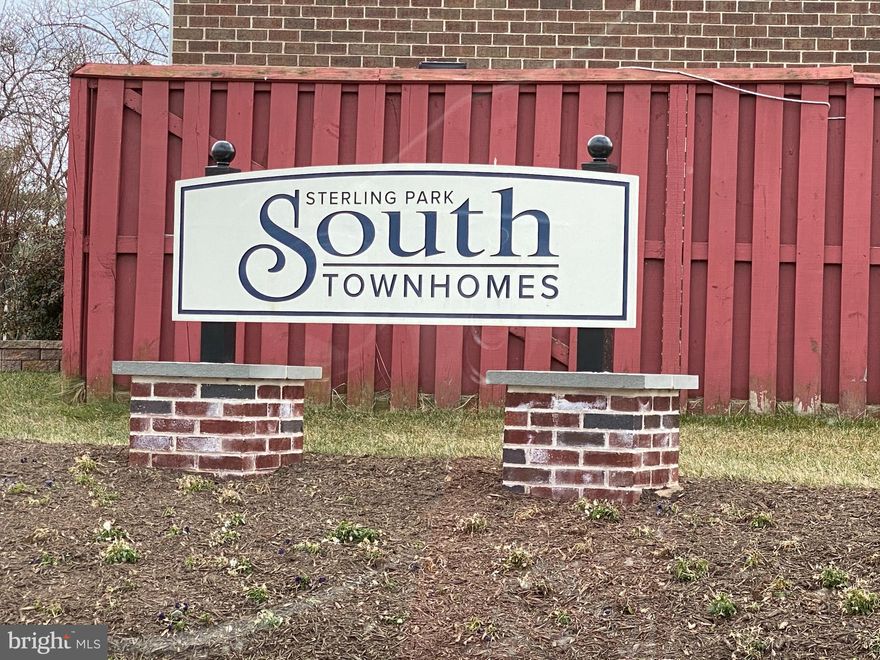 Beautifully renovated end-unit townhome in Sterling Park South with parking in front and rear of the home. This lovely 3 bedrooms, 1 full, and 1/2 bath townhouse boast a spacious kitchen with plenty of cabinetry, granite countertops.  This home is freshly painted with new carpet and updated bathrooms.  Outside offers an attached shed and a  fenced backyard that leads to the parking lot.  New HVAC system,  hot water heater, and washer/dryer.  Great location walking distance to the shopping center. Conveniently located near restaurants.    ALL showing appointments must be scheduled online.  Please practice all COVID-19 safety measures: wear masks, gloves, etc. when showing the property.  Also, wear the shoe covers provided when entering.  Thank you in advance for showing this property. It won't last!