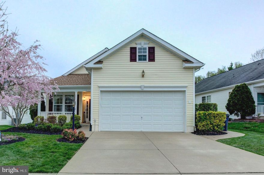 1-Level Living with Bonus Room & Four Seasons Amenities! Bright and open floor plan, featuring a custom stone-faced gas fireplace with built-ins, a beautiful sunroom, and a stamped concrete patio with a remote awning—perfect for outdoor relaxation. + full stone walkway to front.  The spacious floor plan boasts hardwood and tile flooring, while the well-appointed laundry room includes a washer, dryer, laundry tub, and extra storage cabinets for added convenience. A versatile bonus room over the garage offers endless possibilities as a rec room, office, additional bedroom, or extra storage space. Nestled in the sought-after Four Seasons community, you'll have access to incredible amenities that enhance your lifestyle - pools, tennis, exercise room, community center & more!