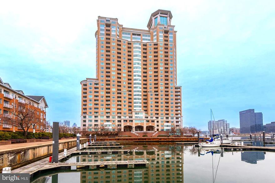 Live the waterfront lifestyle at Harborview! This well-appointed 1-bedroom, 1-bath condo offers beautiful harbor views and an open, light-filled layout. Enjoy a spacious living/ dining area, kitchen, and a generous bedroom with ample closet space. Harborview residents enjoy resort-style amenities including an indoor pool, fitness center, concierge, and 24-hour security. Residents have access to a Billiards Room with Bar, Banquet and Meeting Rooms, a Business center and a Lounge with a Fireplace. Indoor Pool with showers, changing Room and Sauna, Indoor Gym, Garage Parking with Dedicated Unit Space, in- unit Laundry and there is Unit Storage on Level 3 if needed.  There are also addition Guest suites on the main for that can be rented for $150 a night for your out of town/ overnight guests. These include a full bathroom mini fridge and microwave along with concierge guest parking. Ideally located along the Inner Harbor with easy access to dining, shopping, downtown Baltimore, and major commuter routes. Perfect as a primary residence or city retreat—don’t miss this opportunity to be a part of waterfront living at its best!