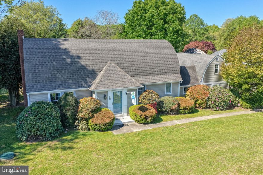 Situated on a peaceful one-acre lot, surrounded by mature trees and shrubbery, this charming 3-bedroom, 2-bath Cape style home offers the perfect blend of country living and modern updates. A welcoming layout features a first-floor bedroom complete with a walk-in closet and loft area, ideal for added storage. The main level also includes a convenient laundry room, mudroom entry from the backyard, and a cozy living room with an electric fireplace.  The kitchen has many special features, including a center island, granite countertops, stainless steel appliances, custom cabinetry with slide-out shelving, a custom stone backsplash, new LVP flooring, and a spacious pantry. A large dining area sits between the kitchen and living room, creating an ideal setup for everyday living and entertaining. Just off the kitchen, a large sunroom provides the perfect space to relax while overlooking the fenced backyard. Upstairs, you’ll find two generously sized bedrooms and a full bathroom with a beautifully tiled bath. Outdoor amenities abound, including a detached two-car garage with upstairs storage, a storage shed with electric and an overhead door, and a brick patio—ideal for entertaining or unwinding. A concrete driveway offers ample parking, with the added convenience of a second entrance off Chance Road.  Distinctive features throughout the home include hand-cut oak walls, Amish-built bathroom cabinetry, a whole-house fan, and an updated 200-amp electrical panel with a 100-amp subpanel in the garage. For added peace of mind, major updates include a new roof on main home (2023), Bryant compressor (2025), new septic system including tank (2023), and a new water heater (2025).  This well-maintained, two-owner home has not been offered for sale since 1998. Located in the Smyrna School District with no HOA, it offers a serene country setting while still being just minutes from shopping, dining, and major commuting routes.  With its unique character and thoughtful updates, this is far from your typical cookie-cutter home—make sure to schedule your tour today.