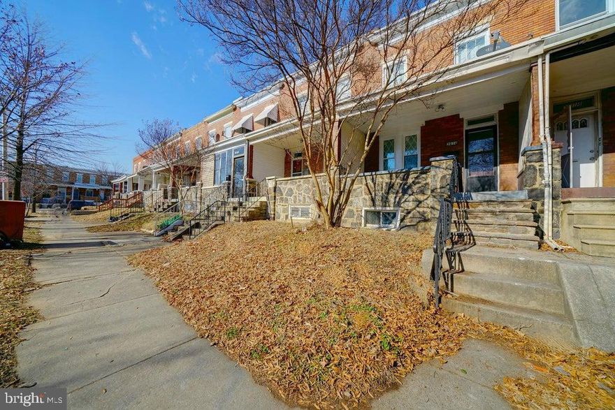 All brick Federal style, new renovated rowhome in Highlandtown boasts parking in the rear and an iconic
covered front porch. Step inside to find a living room with hardwoods, crown moldings, double windows, and a dining room opening to the kitchen. The kitchen raised panel wood cabinetry, ample counter space, and a back door stepping to an elevated porch overlooking a patio and rear parking pad. Lower level offers a partially finished rec area, a full bath, a laundry area, and extra storage. Fresh Painted the whole house,
Added additional room the ins basement, Newer Washer and dryer, Newer kitchen floor, Newer Windows. Enjoy city living in a community convenient to Pulaski Highway, downtown, shopping, restaurants, nightlife, cultural activities, and a short distance to Patterson Park. Seller is motivated to sell. You must see and bring your offers