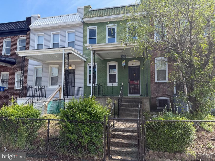 Classic brick rowhome located in Baltimore. This home features a welcoming front porch and a traditional floor plan with separate living room, dining room, and kitchen on the main level. Upstairs offers three bedrooms and one full bathroom, while the full basement provides additional storage or potential for future living space. The rear yard offers outdoor space for relaxing, gardening, or entertaining. Conveniently located near local parks, schools, shopping, and major commuter routes, this property provides easy access to downtown Baltimore and surrounding areas.  Property is Owned by the US Dept. of HUD. Case Number 244-009798 IE. HUD Homes are Sold “As-Is”. Pre-1978 Properties to include LBP Notices. Equal Housing Opportunity. Seller may contribute up to 3% for buyer’s closing costs, upon buyer request. Buyer to verify all information. Seller and Agent are unaware of ground rent status, it is up to the buyer to verify.