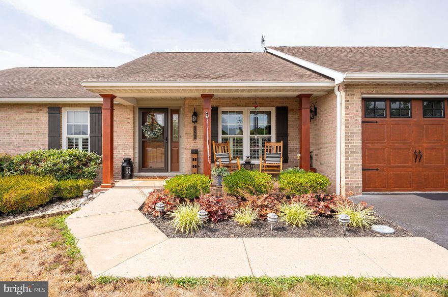 Rare opportunity in this neighborhood to be able to purchase a ranch style home with full basement that has been fully updated with quality top to bottom.  New Architectual shingled roof, windows, heat pump (natural gas back up), 2016. Solar Panels installed 2023: making this home 90% free of electric costs for 23 years! Updated kitchen: quartz countertops, new Island with stained walnut top, stainless appliances, Updated bathrooms: Walk-in tiled showers with glass doors & shower bars (for safety), free-standing soaking tub & fixtures. Updated lighting, flooring (no carpet) & fresh paint throughout. Custom window treatments: plantation shutters & shades. Current owners renovated floorplan to move Primary Suite, enlarge primary bathroom and walk-in closet with Allen & Roth closet system and laundry area.  Also living room could be used as dining room if desired. Use your imagination in your usage of rooms in this move in ready home. The walk out basement is a blank slate for you to expand your living space or keep as is for storage. The outside living space is functional, perfect for relaxing or entertaining, fully fenced yard. Maintenance free deck with retractable awning, stamped concrete patio with secured gazebo. The landscaping with trees, bushes and flowers is absolutely beautiful. The location of this home is so convenient. Less than a mile from Interstate 81, shopping, restaurants, banks, WVU Medical center/hospital and doctors are under 2 miles. Don't wait! Ask your REALTOR to schedule your showing don't wait.