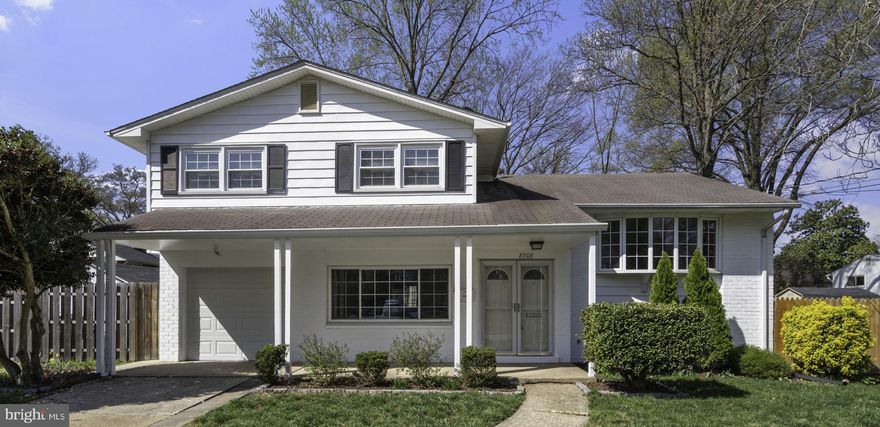 Also for Sale  VAFX2230620.  Spacious Split Level.  New Paint and Floors throughout.  New Kitchen Appliances.   Large Fenced Rear Yard.  Two Full Baths.  One Car Garage. Great Location near GW Parkway