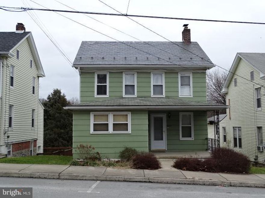 Well maintained 2 story Colonial in Windsor Boro. This property features a covered front porch, balcony and a great 2 car detached garage that features additional storage above. Updated kitchen with modern appliances, updated full bathroom, 2 comfortable bedrooms, front bedroom features a walk in closet.  Back bedroom has attic access.  Walk in cedar closet.  Full walk out basement.  First floor office with built-ins, and a separate entrance to the front porch.  All appliances stay!  This home is move in ready.