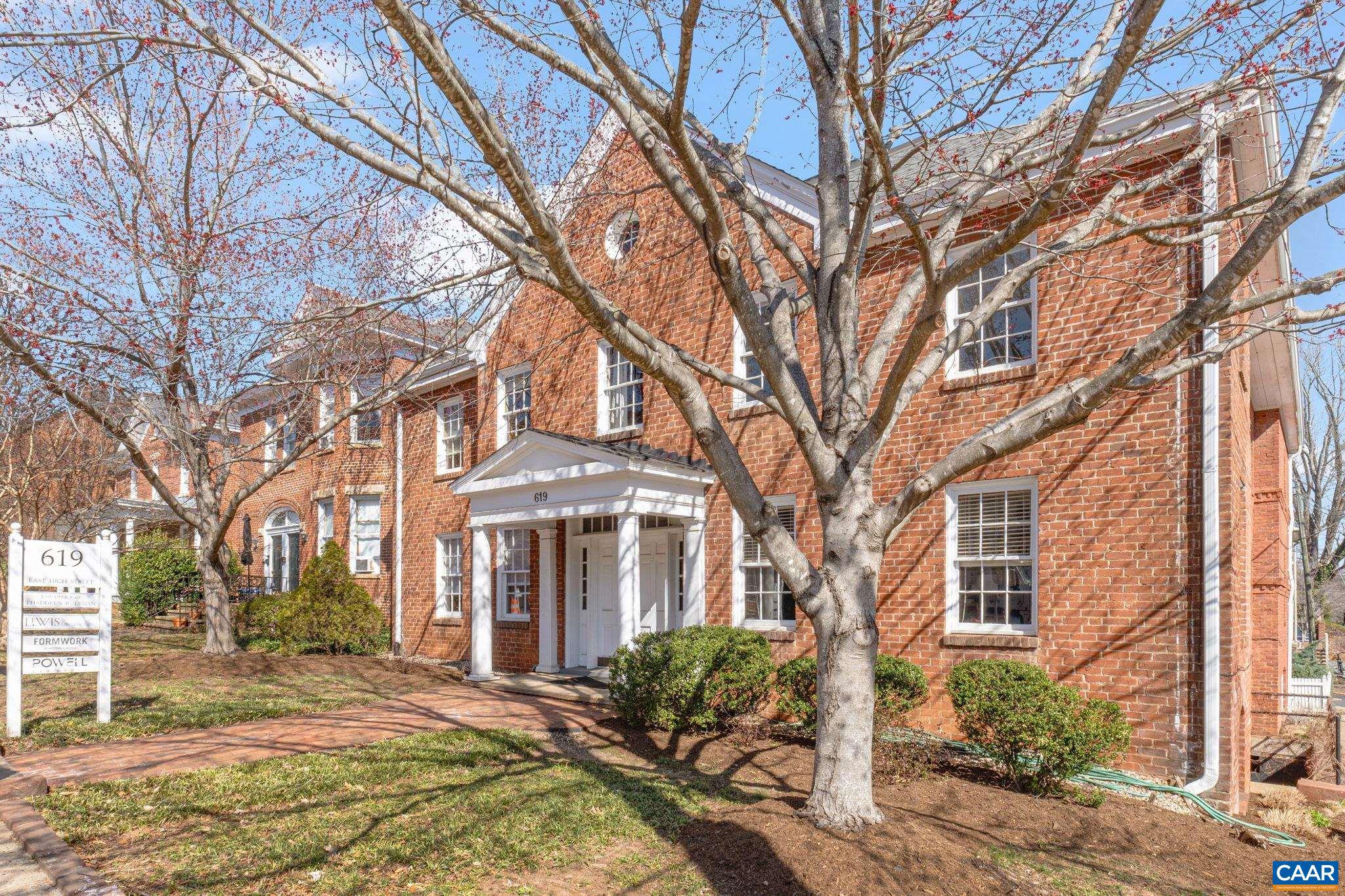 Unique opportunity to own a true piece of Charlottesville's history. This 3-bedroom condominium offers incredible charm with the original hardwood floors, arched doorways and built-in shelves. This home is located on the first floor and is a corner unit which enhances the natural light. The location is ideal! Just three blocks from the Historic Downtown Mall, Live Arts, the Paramount and a multitude of restaurants and shops. The large back deck is a perfect place to relax. The HOA dues include Water/Sewer, Heat, Ext. Maintenance and Landscaping. There is also a community laundry facility on the same level. This Condominium can also be used as Commercial Space (perfect office).