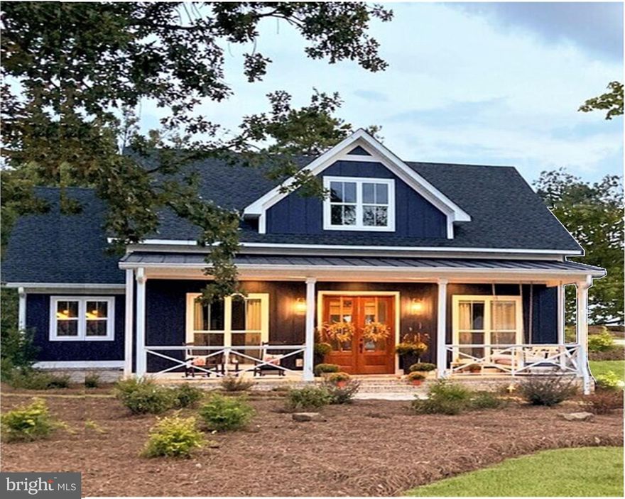 Quaint new subdivision - QUICK OCT 2022 DELIVERY - NEW HOME GUIDE is on Builder website. Welcome Home to the serenity of The Landing at Little Hunting Run! These beautifully well-built homes by Real Estate by K, offer 3+ private acre lots, backing to hardwood trees and gently rolling hills. The large kitchen is designed in the back of the home where the gathering room embraces the tranquil landscape, truly bringing the outside in! The upgraded standards, such as quartz counters, a pot filler faucet, and craftsman style trim. Kathie customizes her cape style homes to feature main level living, with 9' first floor ceilings, and the staircase going up to a 2nd floor area, to be left as storage or finished up for more space. The foundation is built 9' tall to accommodate future finished space with enough head room, rough-in plumbing and always a walk-out basement. This property offers award winning schools, is close to shopping, commuter lot and train, and is near the Chancellor Battlefield Park Land.