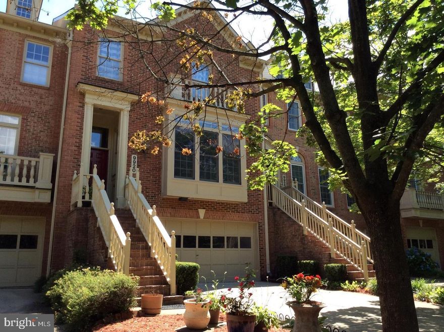 Light-filled spacious all brick,  2 car garage townhouse .  House was completely renovated over the last few years. New kitchen featuring top of the line appliances:  Fisher & Paykel dishwasher,  LG refrigerator in 2017. New master bath with (Japanese style) soaking walk-in tub in 2018.  All new windows 2021,  one of the two HVAC systems replaced in 2019.  New hardwood flooring in the Master Bedroom in 2019. Basement with modern stairs and kitchenette. 4th bedroom  with cedar closet. New LED fixtures. Walkout lower level can be in-law suite, large patio & deck, zoned heat/cooling systems, 2 fire places.  Convenient  access to I-370,  I-270 , shopping. Close to CROWN Town Center.  (Please note, pictures are 4 years ago and do not reflect all renovations)