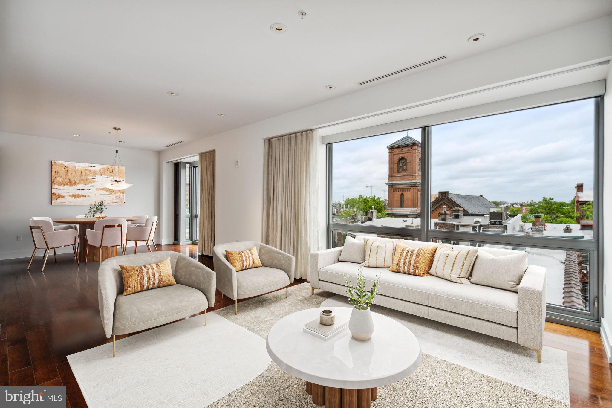 Welcome to an exquisite living experience at Unit 402, 1706 Rittenhouse Square, Philadelphia. Nestled in one of the city's most sought-after buildings, this luxurious half-floor condominium exemplifies sophistication with its elegant design and premier amenities. Spanning 1,831 square feet, this home offers two sumptuous bedrooms and two spa-like bathrooms.
Step into a world of comfort with features such as a key fob access private elevator, high ceilings, and expansive windows that flood the space with natural light. The private west-facing balcony offers a serene retreat with stunning sunset views. Enjoy the convenience of a full-time doorman, concierge services, and two-car on-site parking. Relax in the residents' lounge, rejuvenate in the health club, or unwind in the screening room. Additional amenities include a gym, valet parking, and private storage. This pet-friendly residence combines elegance with modern luxury to create the perfect urban sanctuary.