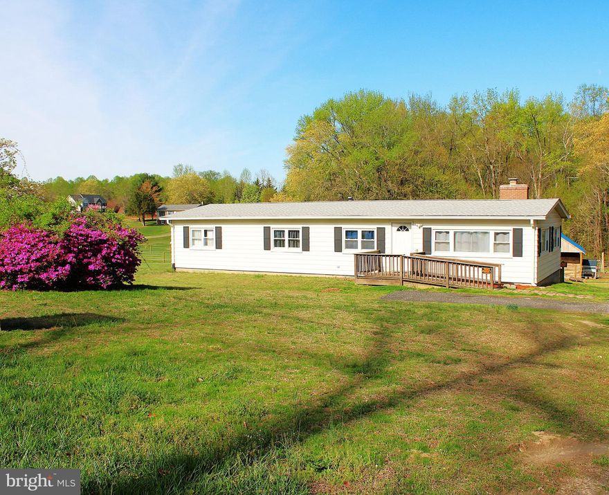 Charming Equestrian Retreat in Heart of Huntingtown!  Professional photos coming soon.
Welcome to your private oasis. Nestled on 2.8 pristine, cleared acres in the highly sought-after Huntingtown area, this cozy home perfectly blends simple updates with country charm. Whether you’re an aspiring equestrian or simply seeking space to breathe, this property offers a rare turn-key opportunity.
If you have horses (or have always wanted them), this property is turnkey and ready for your four-legged friends: Property offers a Brand New 4-Stall Stable with a dedicated tack room for all your gear.
Professional Grade Electric Fencing: Newly installed to ensure safety and peace of mind.
Nearly 3 acres of cleared land providing plenty of room for grazing and riding.
New Flooring: Consistent, stylish floors flow throughout the entire home.
Fireplace serves as the heart of the home—perfect for snuggling up during Maryland winters.  The roof and gutters are less than 5 years old, and a brand-new well pump has just been installed.