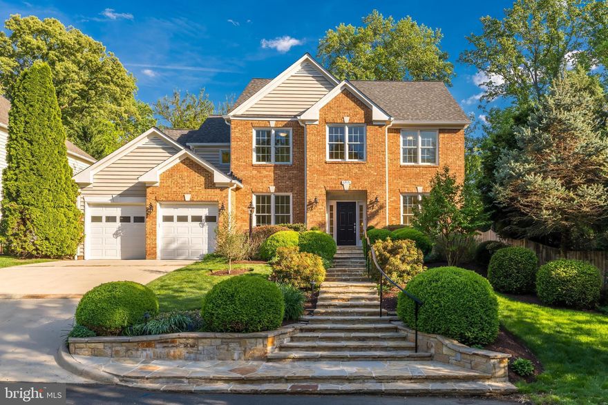 Nestled in the highly desirable Beverly Manor community at the end of a quiet, no-through street, 6915 Saint Albans Road offers a rare combination of privacy, space, and convenience. Set on a beautifully landscaped and secluded 0.49-acre lot, this exceptional McLean residence provides a peaceful retreat just moments from the vibrant downtown area, known for its shops, dining, and everyday conveniences.

Thoughtfully updated throughout, the home encompasses approximately 5,350 square feet of refined yet comfortable living space, perfectly suited for both everyday living and elegant entertaining.

From the moment you arrive, the setting makes an impression—mature plantings, manicured grounds, and a sense of tranquility that is increasingly hard to find. The backyard unfolds as a true private oasis, anchored by a custom pool and spa, surrounded by an expansive stone patio and enhanced by a covered arbor—ideal for al fresco dining or relaxed evenings overlooking the serene landscape. A fully fenced yard, Rain Bird irrigation system, and professionally designed landscape lighting further enhance the outdoor setting, creating a beautiful ambiance both day and night.

Inside, a dramatic two-story foyer introduces the home’s light-filled interior, where oak hardwood floors and 9-foot ceilings create an airy and welcoming ambiance. The formal living and dining rooms are both elegant and inviting, each offering picturesque views of the pool and grounds. A private office with double-door entry provides a quiet and functional work-from-home setting overlooking the front landscape.

At the heart of the home, the spacious family room features a vaulted ceiling and fireplace, seamlessly connecting to the beautifully updated kitchen. Designed with both style and functionality in mind, the kitchen showcases new cabinetry, granite countertops, a walk-in pantry, and a full suite of appliances including double wall ovens and a beverage refrigerator. The adjoining breakfast room, wrapped in windows, fills the space with natural light and captures views of the backyard.

A full bath on the main level offers convenient access from the pool area, while a well-appointed laundry room and oversized two-car garage with high ceilings and new LiftMaster openers add to the home’s everyday ease. Additional improvements include new Andersen windows, a new roof (2025), two HVAC systems with programmable thermostats, and the added benefit of a backup generator system installed for peace of mind.

Upstairs, the primary suite serves as a private retreat, complete with a gas fireplace, new carpeting, and a spacious walk-in closet with custom built-ins. The en suite bath features a double vanity, soaking tub, and separate shower. A generously sized secondary bedroom includes its own en suite bath and walk-in closet, while two additional bedrooms share a well-appointed hall bath. Hardwood flooring continues through the upper hallway, which also includes a walk-in linen closet.

The walk-up lower level enhances the home’s versatility, offering a large recreation room with direct access to the backyard and pool—ideal for seamless indoor-outdoor living. Two additional finished rooms provide flexible space for a home office, gym, media room, or guest accommodations. Expansive unfinished areas offer abundant storage or the opportunity to further customize the home to suit your needs.

Highly rated Fairfax County Schools: Churchill Road ES | Cooper MS | Langley HS

*Information deemed reliable but not guaranteed.   Square footage is approximate and should not be used for property valuation.
*Additional parcels included in this sale: 0302 04S 0026, 0302 04S 0027, 0302 04S 0028, 0302 04S 0029, 0302 04S 0030.