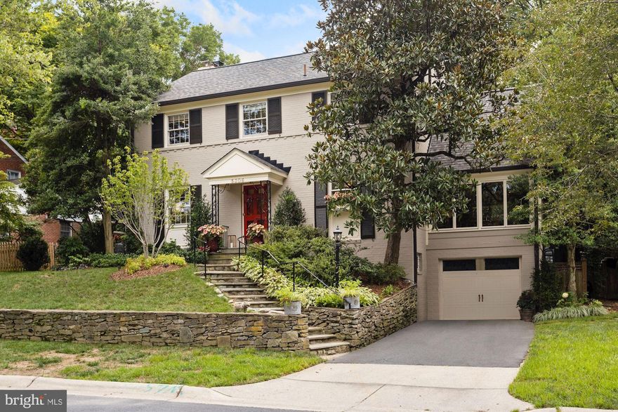 JUST LISTED!   Welcome to this bright and sunny, four-story brick Colonial in the heart of Westmoreland Hills.  Situated in close proximity to the Westmoreland Hills Local Park, this home has been lovingly maintained and renovated by the current owners.  The main level has a cozy den, living room with wood-burning fireplace, separate dining room, completely renovated kitchen with all new gourmet appliances and large adjacent sunroom.  There are 5 bedrooms, 4 full baths and 1 half bath.  The second floor has a newly renovated master suite with a den and renovated marble bath.  Two other bedrooms (one of which has an attached playroom/bedroom), share a renovated bath.  The third floor has two additional bedrooms and  an updated bath.  On the lower level is a gym, family room with gas fireplace, laundry room, utility room with storage and a full bath.  The rear yard has been completely landscaped and renovated with a stone patio, covered porch with skylights, potting area and a tiered water feature.  There is also one-car garage parking.