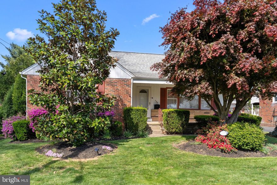 Nestled on a beautifully landscaped lot bursting with vibrant blooms, this charming all-brick Cape Cod offers the perfect blend of character and comfort. With 4 bedrooms and 2.5 baths, this home has been thoughtfully designed for easy living and entertaining. Step inside to an inviting open floor plan where a sun-drenched family room with a large picture window overlooks the meticulously maintained front yard. The adjoining dining room features custom built-in cabinetry, ideal for extra storage and showcasing your favorite pieces. The spacious, bright kitchen is the heart of the home, complete with a center island and seamless flow into the cozy breakfast room. From here, sliding doors open to a side deck and private backyard, perfect for morning coffee or summer gatherings. A secondary entrance provides easy access to the driveway and detached two-car garage. On the main level, you’ll find a generous primary bedroom along with a versatile second bedroom, currently used as an office with a convenient laundry setup. A full bath with newly remodeled hall shower completes this floor.
Upstairs, two additional bedrooms offer ample storage and share a hall bath. The partially finished basement expands your living space with a half bath, built-in bar with sink and a large unfinished area perfect for storage or future customization. A walkout door leads directly to the driveway and garage for added convenience. Recent updates include: Newer replacement windows and Hot water heater (2020) This meticulously maintained home is ready for you to move in and start making memories. Schedule your private showing today!