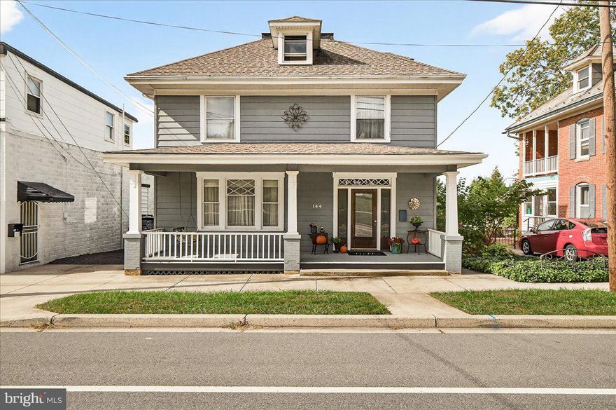 Nestled on Main Street in the heart of historic Boonsboro, this beautiful home seamlessly blends classic character with modern upgrades. Original woodwork, rich stain finishes, and gleaming hardwood floors preserve the home’s timeless charm. This move-in ready gem in a sought after School District, offers the perfect blend of history, comfort, and style, all in a prime location close to local shops and parks.

The charming 4-bedroom family home offers generous living space and the potential to grow. In addition to the well-appointed bedrooms, the property includes a spacious walk-up third-floor attic, ideal for future expansion. Whether you're envisioning a private home office, a playroom, guest suite, or even a fifth bedroom, the attic provides a blank canvas ready to be finished to suit your needs. With its ample square footage and versatile layout, this home is perfect for a growing family or anyone looking for extra space and long-term flexibility.

Additional conveniences include an upgraded laundry area with custom cabinetry, a new AC system and off-street parking with access to a rear alley.

Enjoy relaxing evenings on the spacious, newly enhanced front porch or unwind on the large back patio overlooking a fenced yard, complete with a gazebo, redesigned gardens, and a storage shed.

Don’t miss your chance to own a piece of Boonsboro charm with all the modern conveniences.