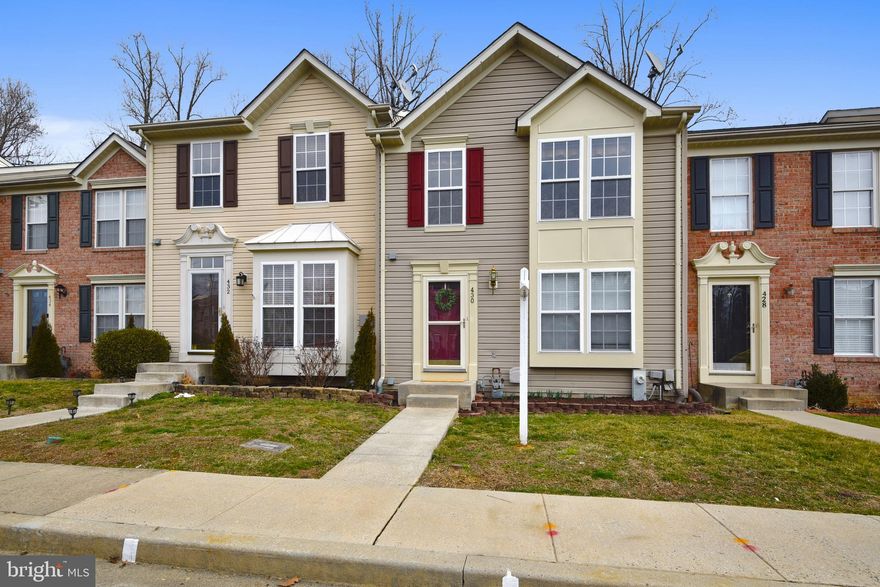 Welcome home to this spacious town-home in the convenient neighborhood of Constant Friendship.  The main level offers an inviting Living Room with plenty of area for entertaining guests.  Take the party into the kitchen, that features stainless steel appliances, a large sink, eat-in area , pantry and sliding doors to the rear deck.  Warm up in front of the gas fireplace in the bump out, right off the kitchen.Relax in the Master Bedroom on the upper level, complete with a walk in closet that has built in storage and access to the full bath.  Two additional spacious bedrooms finish off the upper level. Downstairs, you'll find another great living area in the Family Room.  Walk right out into the back yard through the sliding glass doors.  The lower level bump out offers a great space for a playroom or office.  Enjoy outdoor entertaining on the large deck, with stairs to the yard that backs to trees.