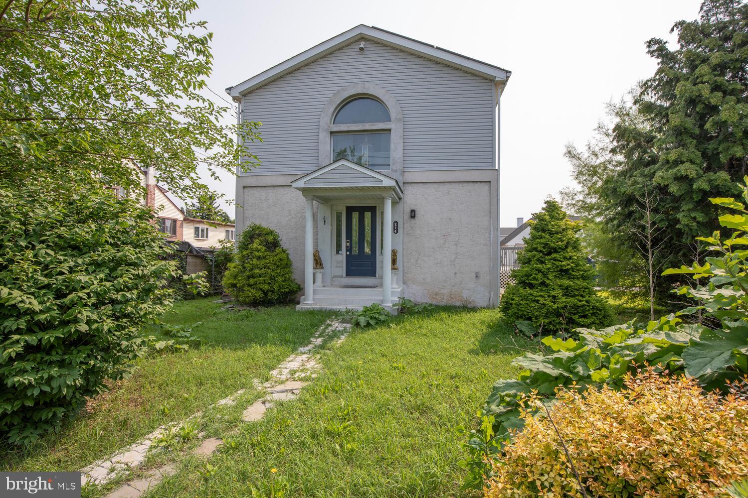 In the sought-after King Manor neighborhood, this 3-bedroom, 3-bath Colonial is full of potential for the savvy buyer ready to bring their vision to life. Located in the award-winning Upper Merion School District and surrounded by a charming mix of vintage and updated homes, this property features a flexible layout that includes a first-floor bedroom and full bath—ideal for guests, multi-generational living, or a private office retreat. While the home needs updates and is being sold in below-average condition, key improvements have already been made where it counts—the kitchen and bathrooms have been thoughtfully refreshed, offering a solid foundation for future improvements. The cozy stone fireplace anchors the living room, which flows into a dining area with double doors to a sunny deck and side patio—perfect for entertaining or unwinding outdoors. Upstairs, two additional bedrooms each enjoy the privacy of their own full bath, and laundry is conveniently located on the second floor. Energy-efficient solar panels help lower utility costs, and the full basement—with Bilco doors to the fenced backyard—offers bonus living space and a storage shed. With quick access to major highways, the King of Prussia Mall, and local dining and retail, this home offers space, flexibility, and great bones—ready for your updates and personal touch. Being sold strictly "AS IS." Buyer is responsible for all Use & Occupancy requirements. New Electrical Panel 7/25!