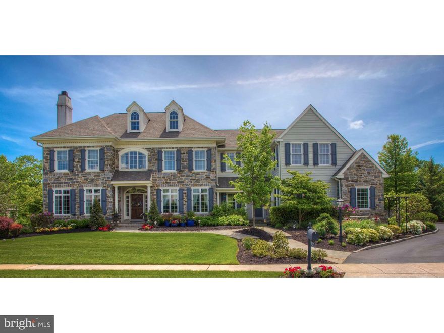 Come visit this beautiful house in Whitegate with a private spa-like backyard complete with in-ground salt water pool and hot tub, outdoor TV hook-up and extensive landscaping to create a feeling of being totally secluded. You can access to the pool area from the Deck off of the 1st floor or from the walk-out basement with full bath, bar, card playing area, Family Room & Exercise Room create the perfect place to entertain. The 1st floor consists of: Center Hall Entry with access to Deck in back of house; Living Room with gas fireplace; Dining Room; Formal Powder Room; Office with built-ins & window seat; Kitchen w/double ovens, built-in microwave, SubZero, gas cooktop, double sink, dishwasher, island with prep sink & seating for 4, desk area, walk-in pantry, and Dry Bar Area; the Breakfast Room is separate with a wall of windows overlooking the back yard; the Family Room has a floor to ceiling stone gas fireplace, a wall of windows, built-ins for storage & TV, and a window seat area; Mudroom with cubbies, large closet, door to front yard & door to Garage; informal Half Bath; and 3 car garage complete this level. The 2nd floor has a large window seat on the landing that looks out to the backyard; the Master Bedroom has a Sitting Room, 2 walk-in closets and a Master Bath with tub, large shower and his & hers sinks; there are 4 other family bedrooms; all 4 share 2 Hall Baths, 2 Bedrooms have access from the room to the Bath; the Laundry Room is located at the end of the hall near the back stairs. The original owners have added the perfect upgrades to make this house feel like a vacation home, yet you are close to all major routes, restaurants and shopping. The house also includes a full house generator.