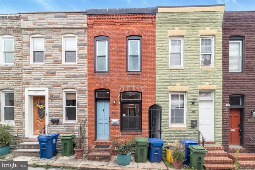 Welcome home to 229 Madeira St in beautiful Fells Point. This charming 2 bedroom, 2 bathroom home boasts hardwood floors, modern kitchen, and a fantastic, private back patio - the perfect place to entertain! The upper level hosts 2 bedrooms and one spacious, full bathroom. The lower level is the perfect finished space for an office, spare room, gym, etc with another full bathroom located downstairs as well. The location is great with easy walking distance to Patterson Park, the waterfront, shops and restaurants!