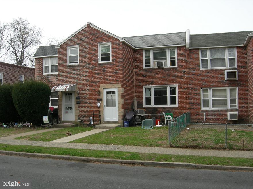Great opportunity in Drexel Hill for a duplex with 2 BR units and a  2 car garage.  Available to both owner occupants and investors. Property features H/W floors and replacement windows. 2nd floor is Oil H/A w C/A, 1st floor has elec B/B radiators. 2nd floor is occupied by a long term tenant whos rent hasn't been raised in years. This is not a conversion, property was built as a duplex.