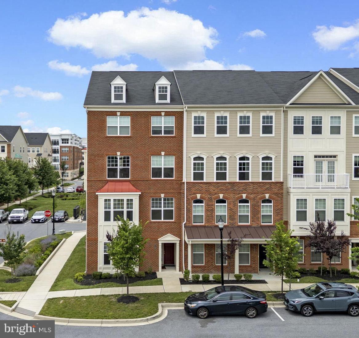 Available Immediately! Stylish and well-appointed, this 1,651 square foot townhouse features 3 bedrooms, 2.5 baths, and a 1-car garage, now available for lease in vibrant Oxford Square. The main level offers an open-concept layout with laminate plank flooring and recessed lighting throughout the living and dining areas. The bright gourmet kitchen is outfitted with granite countertops, subway tile backsplash, crisp white cabinetry, pendant lighting, a breakfast bar, and stainless steel appliances—including a gas range. A convenient powder room completes this level. Upstairs, you'll find three bedrooms and two full baths, including a spacious primary suite with a tray ceiling, crown molding, private balcony access, a walk-in closet, and a spa-inspired bath with dual vanities and a glass-enclosed stall shower. A centrally located laundry adds everyday ease. Enjoy access to the community pool and all that Oxford Square has to offer.