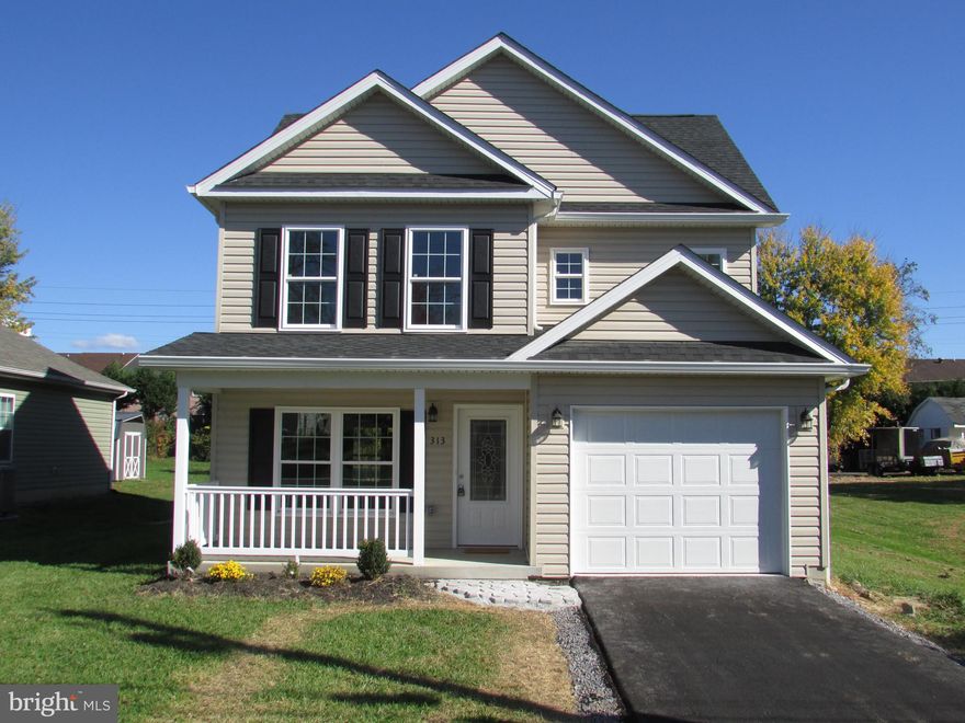NEW CONSTRUCTION- Beautiful 3 bedroom colonial w/master bedroom on first floor, kitchen with stainless steel appliances and much more. Close proximity to shops, schools, shops, and downtown Martinsburg. BUYER TO PAY ALL TRANSFER TAXES   Move in ready!!  Listing broker is a relative to seller.