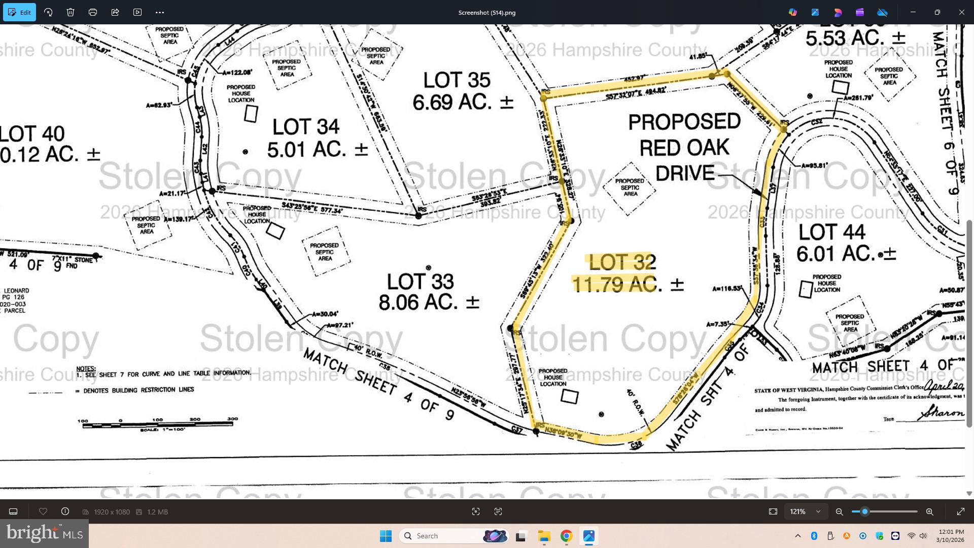 HAMILTON ESTATES - Land