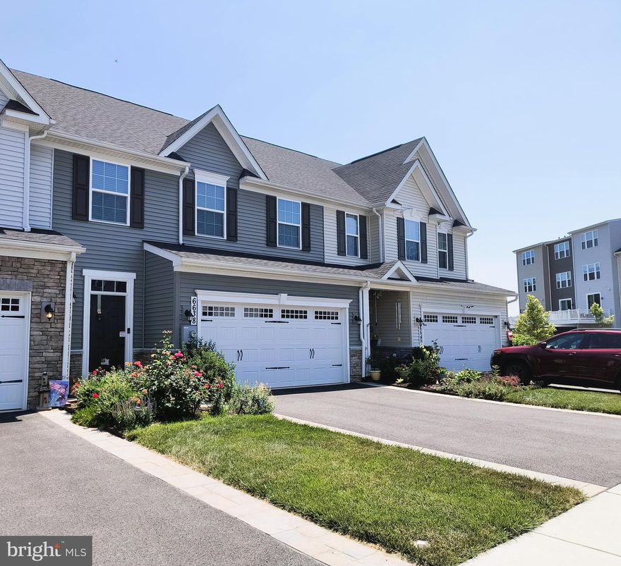 The gourmet kitchen is every cook's dream, offering plenty of counterspace and a breakfast bar. Move past the beautiful dining area in this open-concept main level living space to the Great Room where the sun brings in an abundance of natural warmth and light. Right next to the Great Room on the main floor is a luxurious owner's suite featuring a huge walk-in closet and dual vanity bath with oversized shower. The 300+  SF garage is accessible from the mudroom off the kitchen where the laundry is also conveniently located. Upstairs, enjoy a loft that overlooks the Great Room, a full bath and 2 more large bedrooms, each with a walk-in closet and ceiling fan. The utility room located upstairs is spacious enough for plenty of additional storage. The home offers granite countertops, stainless steel appliances, recessed lighting, and beautiful crown molding throughout.

Owner has maintained the home immaculately and enhanced the exterior front with a widened driveway and prize deserving flowers. The exterior fenced backyard with a patio also offers a yard for play or gardening. Inside, ceiling fans have been added in the great room, and bedrooms.

Located in the much sought after Ballenger Run Community, this rarely available 2,388 SF, 3 Bedroom 2.5 Baths villa townhome with a 2-car garage is Ryan Homes’ deluxe Griffin Hall design offering sophistication and elegance at every turn.  Ballenger Run as a community offers excellent amenities including a swimming pool, a playground, bike trails and walking paths, a clubhouse, and more. The HOA includes lawn care, trash, and snow removal. Did we mention how convenient it is to commuter routes, public schools, shopping, dining, and entertainment options?