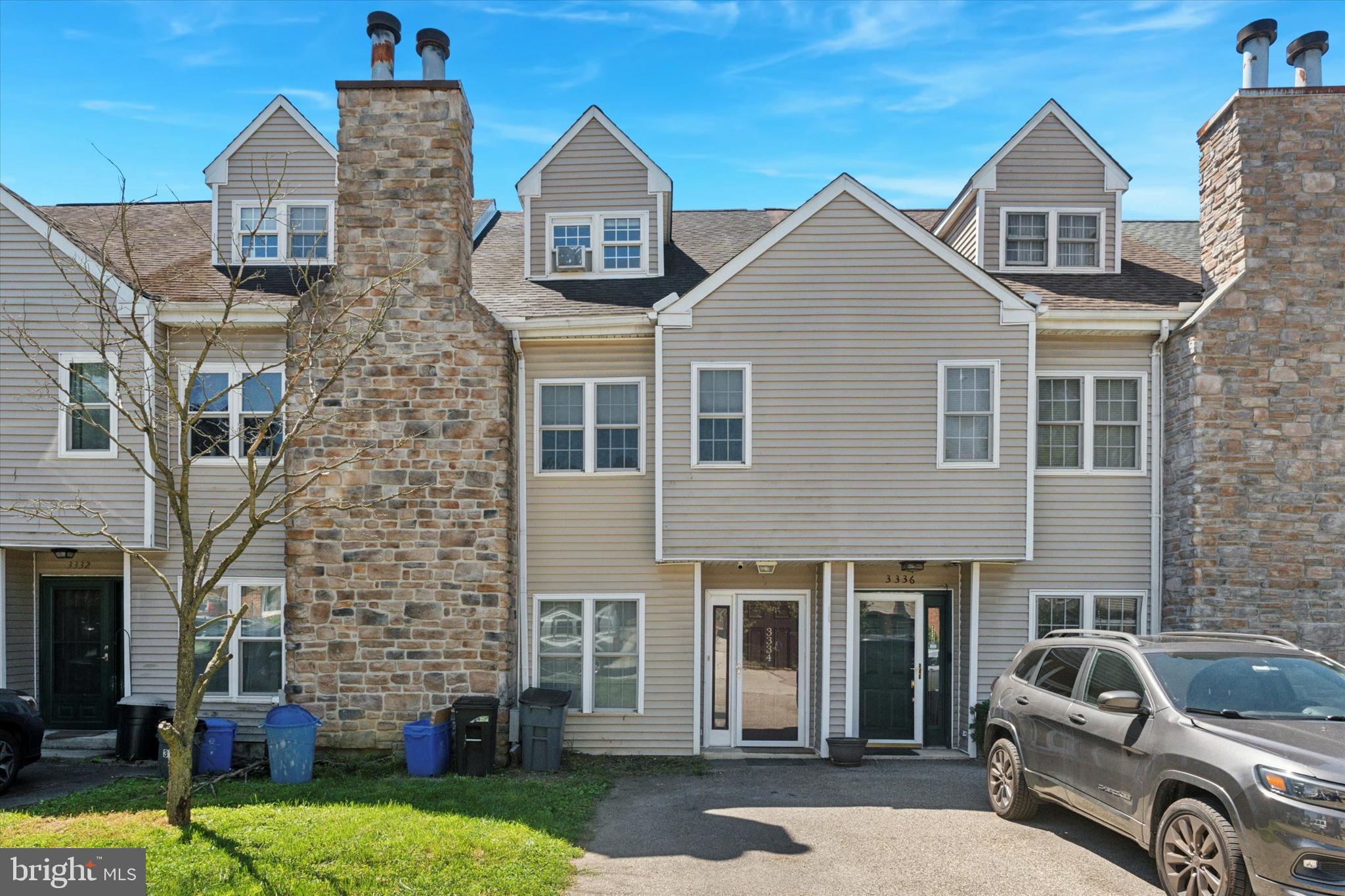 Welcome to 3334 Wiehle Street, a spacious 3 bedroom, 2.5 bath home offering over 2,200 square feet in a quiet East Falls cul-de-sac with rare two-car parking. The main level features an open living and dining area, a large kitchen with a center island, stainless steel appliances, and direct access to a deck overlooking the private fenced yard. Upstairs you’ll find two generously sized bedrooms, convenient upper-level laundry, and two full baths including a bright primary suite with vaulted ceilings, double closets, and an en-suite bath. The third floor adds a versatile bonus suite with soaring ceilings and ample storage, perfect for a guest room, office, or additional retreat. The walkout basement provides excellent storage and leads to a covered patio and backyard oasis complete with a shed. With multiple outdoor living spaces, easy access to the East Falls train station, and quick connections to Center City, Manayunk, and major highways, this home offers the perfect blend of comfort and convenience.