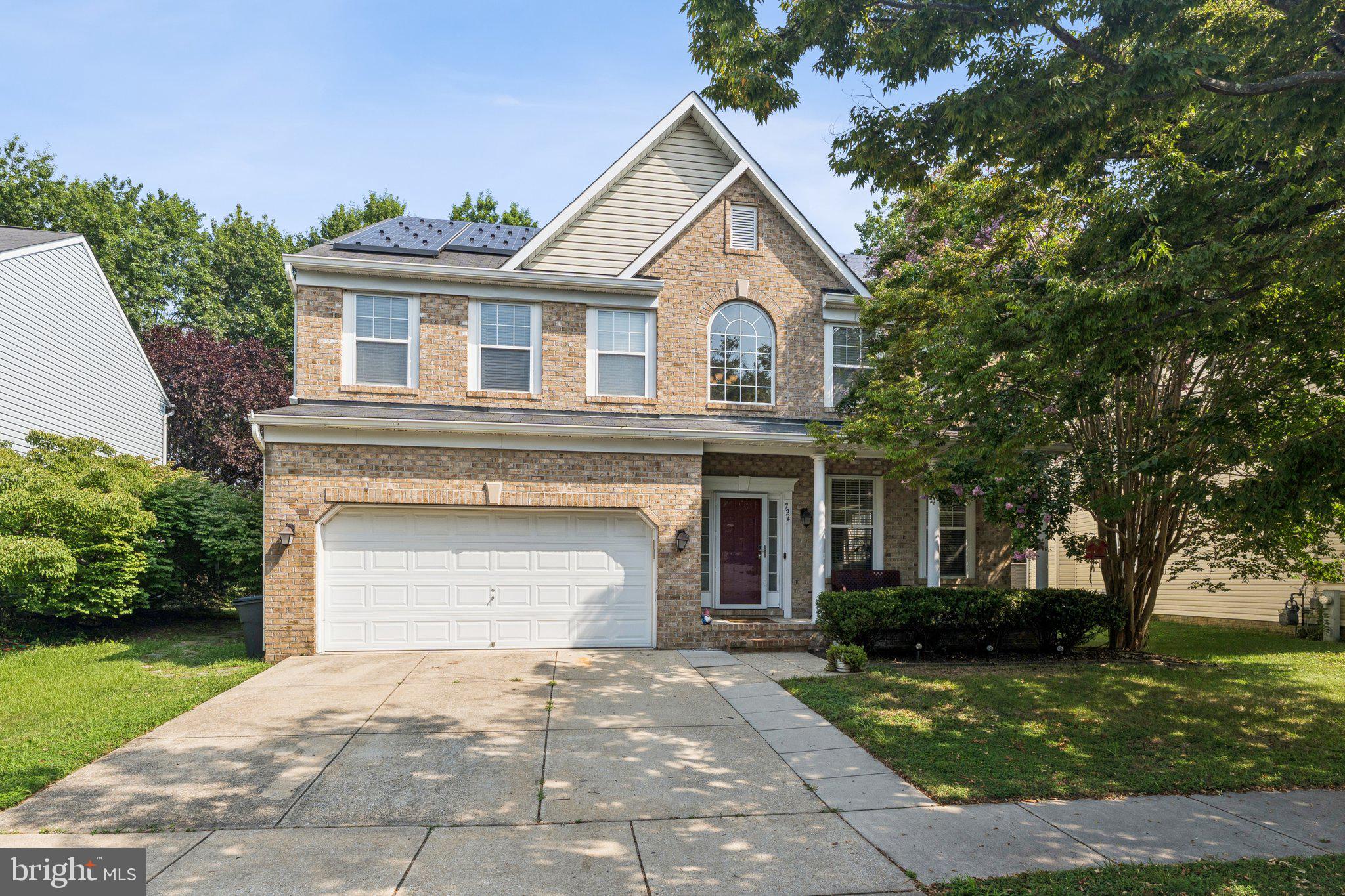 Welcome to 724 Wagner Farm Rd, a spectacular three-story Colonial in the prestigious Daniels Purchase community of Millersville. Discover luxury living in this exceptional 4,400 square foot Colonial-style home. Built in 2002, this meticulously maintained residence offers an impressive blend of elegant design and modern convenience across its thoughtfully planned layout.
Enter through the welcoming foyer to discover the main level's sophisticated open-concept design. Hardwood floors flow seamlessly throughout the formal dining room and spacious living room, while the gourmet kitchen serves as the heart of the home with granite countertops, gas cooking, an island with breakfast seating, and a convenient pantry. The kitchen opens to both a bright dining area and the cathedral-ceilinged family room, creating an ideal space for entertaining. A private office, mudroom, and powder room complete this level, along with direct access to the two-car attached garage.
Ascend to the upper level where tranquility awaits in the luxurious primary suite featuring cathedral/vaulted ceilings, a walk-in closet, and an elegant ensuite bathroom. Three additional well-appointed bedrooms, each with ceiling fans and carpet flooring, share a full bathroom, ensuring comfort for family and guests alike.
The fully finished lower level transforms this home into an entertainment paradise. A dramatic theatre room with adjacent wet bar creates the perfect setting for movie nights, while the expansive recreation room offers endless possibilities for relaxation and play. An additional Den and full bathroom, plus ample storage space, add tremendous versatility to this level.
Outdoor living is equally impressive with a rear vinyl fence providing privacy and a beautifully landscaped lot backing to mature trees. The home features two-story ceilings, 9+ foot ceilings throughout, central air conditioning, and a comprehensive security system. Modern conveniences include a full complement of appliances, main floor laundry, and leased solar panels for energy efficiency.
Located in the sought-after Daniels Purchase community, residents enjoy resort-style amenities including a community center, outdoor swimming pool, tennis courts, jogging paths, and tot lots. The neighborhood offers convenient access to major transportation corridors while maintaining a peaceful, residential atmosphere with sidewalks and mature landscaping throughout.
With its impeccable construction, versatile three-story layout, luxury finishes, and prime location in one of Anne Arundel County's most desirable communities, 724 Wagner Farm Rd represents an exceptional opportunity for discerning buyers seeking the perfect blend of elegance and comfort.