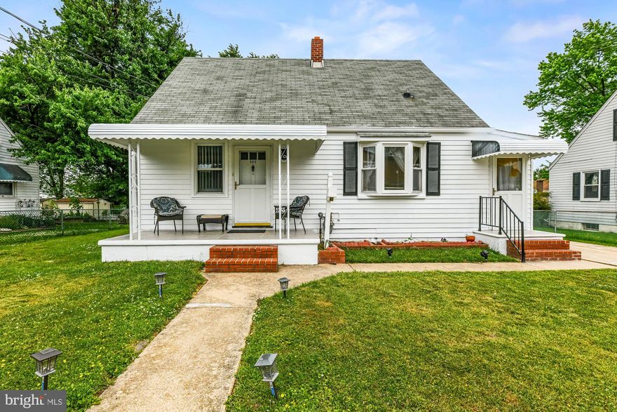 Adorable 3 bedroom 2 bath well maintained Cape Cod with a large 1st floor Master Bedroom suite addition! Freshly painted with a designer kitchen featuring maple cabinets, granite counters, ceramic tile floor, and stainless steel apps.  This beautifully Cape Cod has been updated throughout the years and is ready to move in. Come make this house your home in beautiful Marlyn Manor. Please follow CDC guidelines when showing this home. Front key opens basement door!