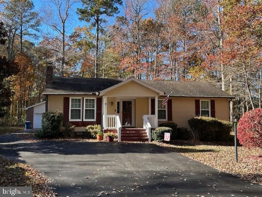 Plus, plus, plus! Ready for immediate enjoyment, this 1 level contemporary has been 1 owner since it was built but several additions including a Sun/Forida Room with access to a 3-season room have been added. Large Family room off the Primary Bedroom, with a gas fireplace, gives you lots of options for spending quality time with friends and family. Wood flooring throughout the home and crown molding in all the rooms speaks of quality and care of the current owners. Kitchen cabinets updated recently. Oversized 28 x 16 detached garage has an area 8 x 16 for office or workshop and lots of storage shelves for all your goodies. A second refrigerator will stay. An 8 x12 Shed has more options open for beach chairs and bikes if needed. Patio area and a pergola on the rear deck add to outdoor enjoyment for those pleasant days all year long. Brick fireplace on the Living Room had been for a wood stove but that was removed.  Roof was replaced once already by owners. It will be easy to see now that the owners have relocate.