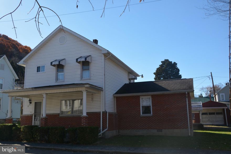 MOVE RIGHT INTO THIS 3 BDRM - 2 BATH HOME - CENTRAL LOCATION CLOSE TO I-68 - UPMC - NORTHRUP GRUMMAN - SCHOOLS  & SHOPPING - THIS HOME FEATURES A MAIN LEVEL PRIMARY BDRM & PRIMARY BATH - NICE KIT WITH  SEP DIN RM  &   A SUNROOM -  WASHER/DRYER IS ALSO ON THE MAIN LEVEL - UPPER LEVEL HAS 2 BDRMS - A FULL BATH AND A SEP RM FULL OF CLOSETS - IN THE REAR IS A SCREENED IN PORCH - GREAT FOR RELAXATION ANYTIME - ALSO A 2 CAR CARPORT & A 1 CAR GARAGE
2 LOTS INCLUDED: TAX ID#'S-05-00010336 &05-00010337