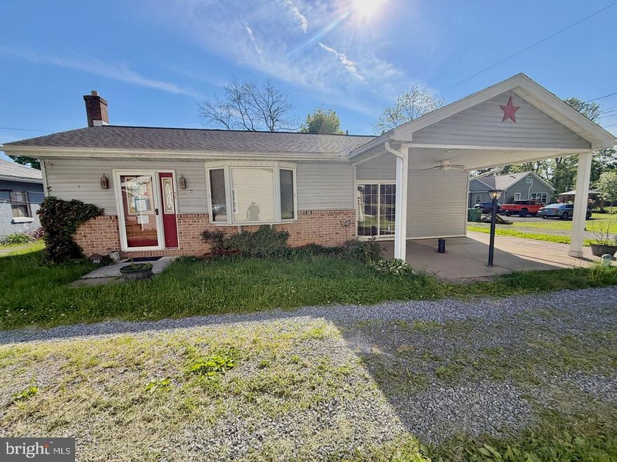 This ranch-style home offers a great opportunity for owner-occupant buyers, investors, or anyone looking for country-style living with room to make it their own. The property features 3 bedrooms, 1 full bathroom, a spacious living room, and a large eat-in kitchen ideal for everyday living and entertaining. A partially finished full basement provides additional living or storage space and includes a Bilco door exterior entrance for added convenience. The home is serviced by oil heat, private well, and septic. Outside, you’ll find a side patio area perfect for relaxing, a detached 2-car garage, gravel driveway, and additional off-street parking. Please note, part of the home appears to have originally been a manufactured or mobile home, with steel trusses visible in the basement utility area near the heating system. Property offers plenty of potential and is being sold in as-is condition.
