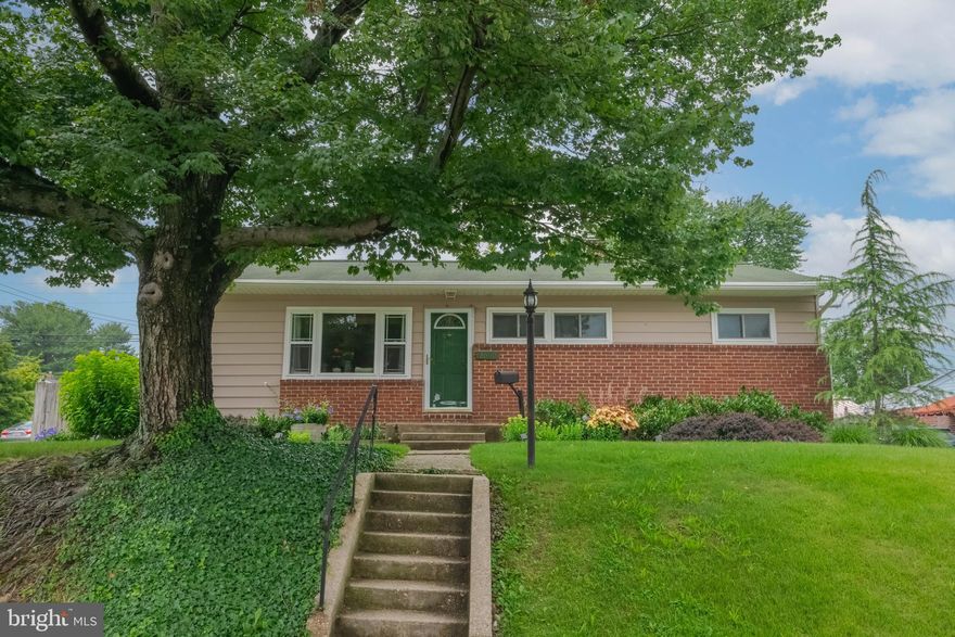 This exceptional 4 bedroom, 2.5 bathroom rancher is nestled in a quiet community right off 695 and centrally located within Baltimore County. Offering a serene atmosphere and a desirable corner lot. The well maintained property features original hardwood floors, modern whirlpool kitchen appliances, a cozy wood burning fireplace, and a private side patio off the kitchen. Large open basement with half bath and storage is the perfect flex space for families. The covered deck offers a tranquil setting overlooking the fenced in yard. With its 1 level living design, this property is perfect for those seeking a comfortable and  convenient lifestyle.