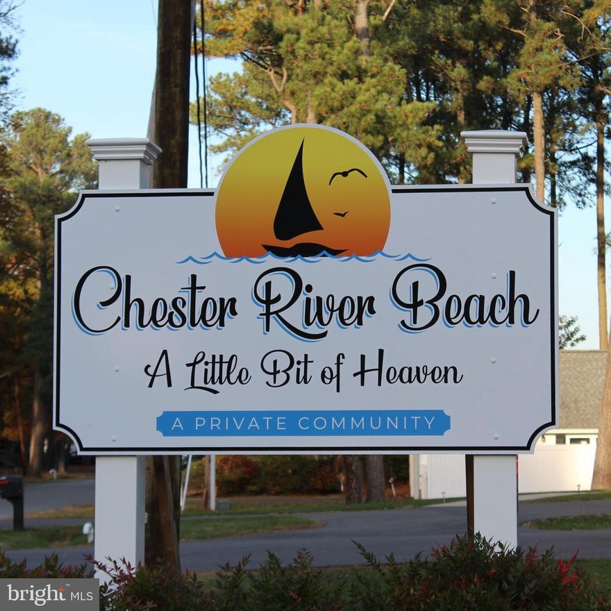 Great opportunity to own in the Water oriented  community of Chester River Beach. Slips available for rent, boat launching access, and a great beach area. This house would be a great investment opportunity, needs updating and remodeling. Or could be a great first time home for the right buyers with the desire to make the needed updates.  Nice detached outbuilding to enjoy all your hobbies, room for storage or even a man/woman cave in the additional upstairs space, plus a wood burning stove to keep you warm in the winter months. The outbuilding is estimated 30x32 dimesons to be verified by buyer. Don't wait or this incredible deal will pass you by!