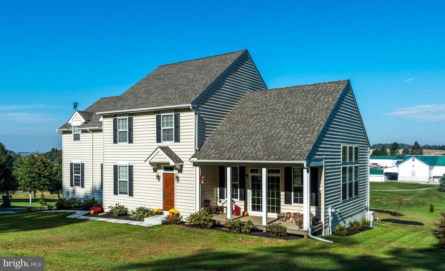 Best Buy in Lancaster County: This beautifully appointed home will wow you from the start. The open floor plan, with tasteful upgrades, is warm & welcoming. The huge, custom kitchen makes entertaining a delight. The impressive great room boasts a cathedral ceiling, large windows, & tons of natural light. Outside, gentle rolling hills can be seen for miles. Conveniently located off Rt 272 & minutes from Rt 1, making it accessable to Lancaster,