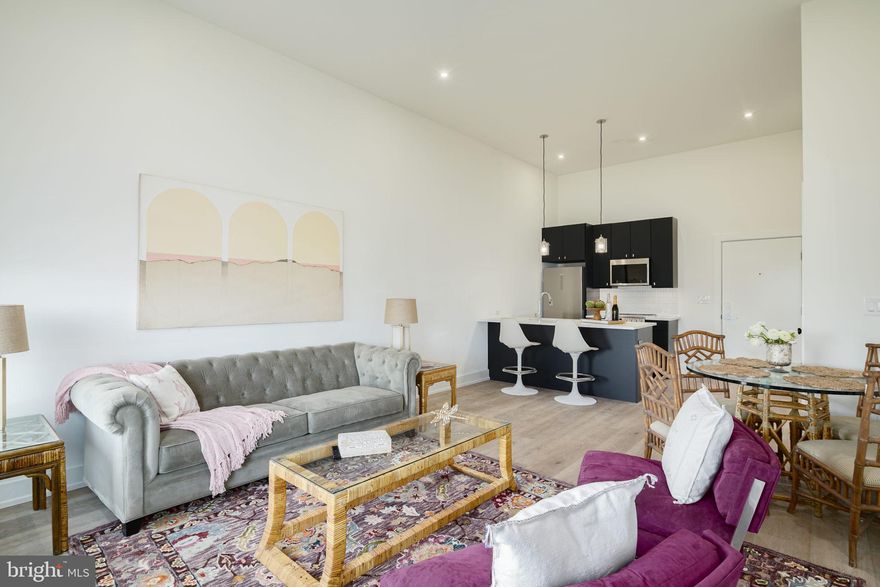 Welcome to 5013 Springfield avenue! Step into this sleek and modern 1 bedroom 1 bathroom unit at the Meadow Line, less than 2 miles from University of Pennsylvania Hospital. Enter into this open concept layout with hardwood floors and large windows allowing tons of natural light. The kitchen features stainless steel appliances, granite countertops, tile backsplash, and black cabinetry for storage. Then make your way to the spacious bedroom and  a full bathroom that features black shower tile and a large vanity. This home also comes with an in-unit washer and dryer. The building features a community garden, dog run, community deck, gym, and bike room. Parking available from $100/month. Wi-Fi available for $50/month. 1 month free on 13 month lease -13th month free. Tenant(s) must move in within 30 days to receive this offer. 1 pet per unit. Dogs under 50lbs only. Schedule your showing today!