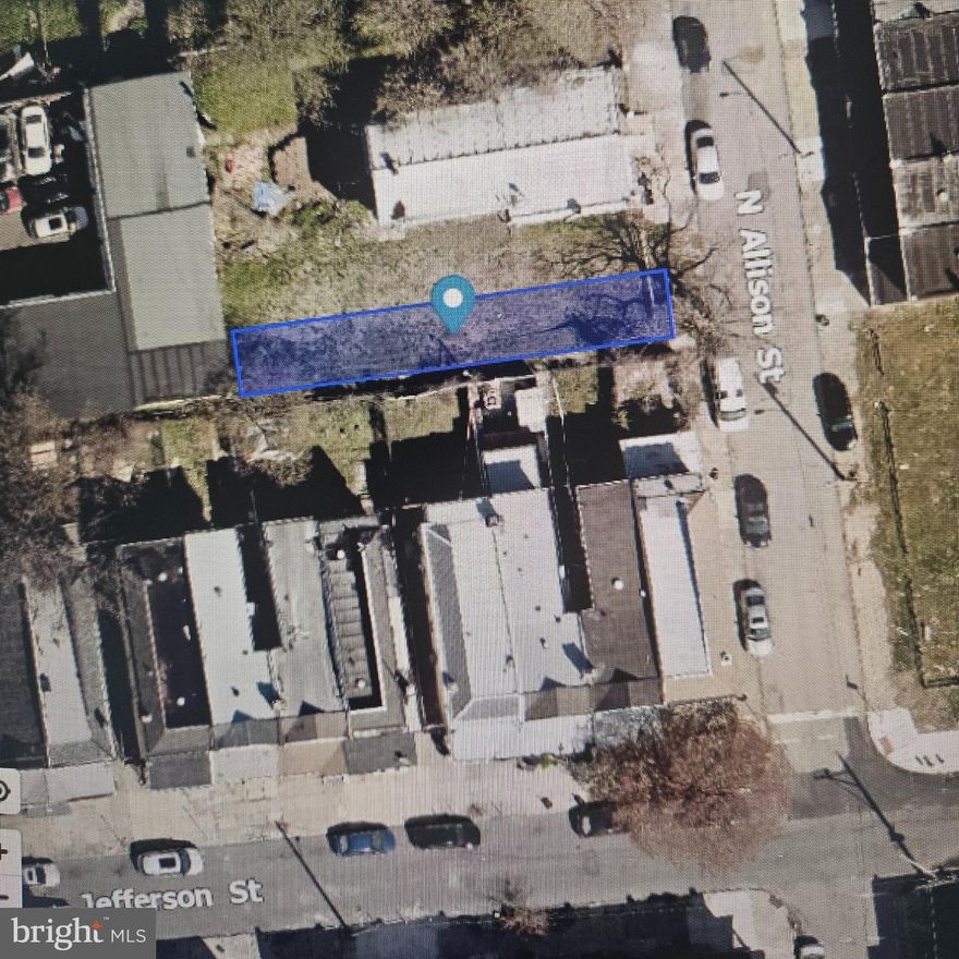 RSA5 Lot with a 15ft front and is walking distance to Fairmount park. Perfect property for a community garden or even building your dream home.