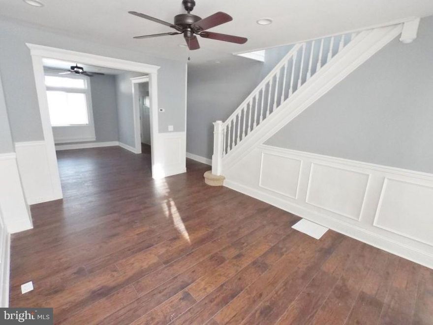 Beautiful Semi-Detached 3 bed/1 bath in Park Heights. This home boasts gorgeous hardwood floors, spacious living and dining areas and large modern windows. The Master bedroom has a stunning en-suite! Equipped with a state-of-the-art modern kitchen, stainless steel appliances, plenty of cabinet space, and expansive countertops. Stove/Oven, refrigerator, washer, and dryer.