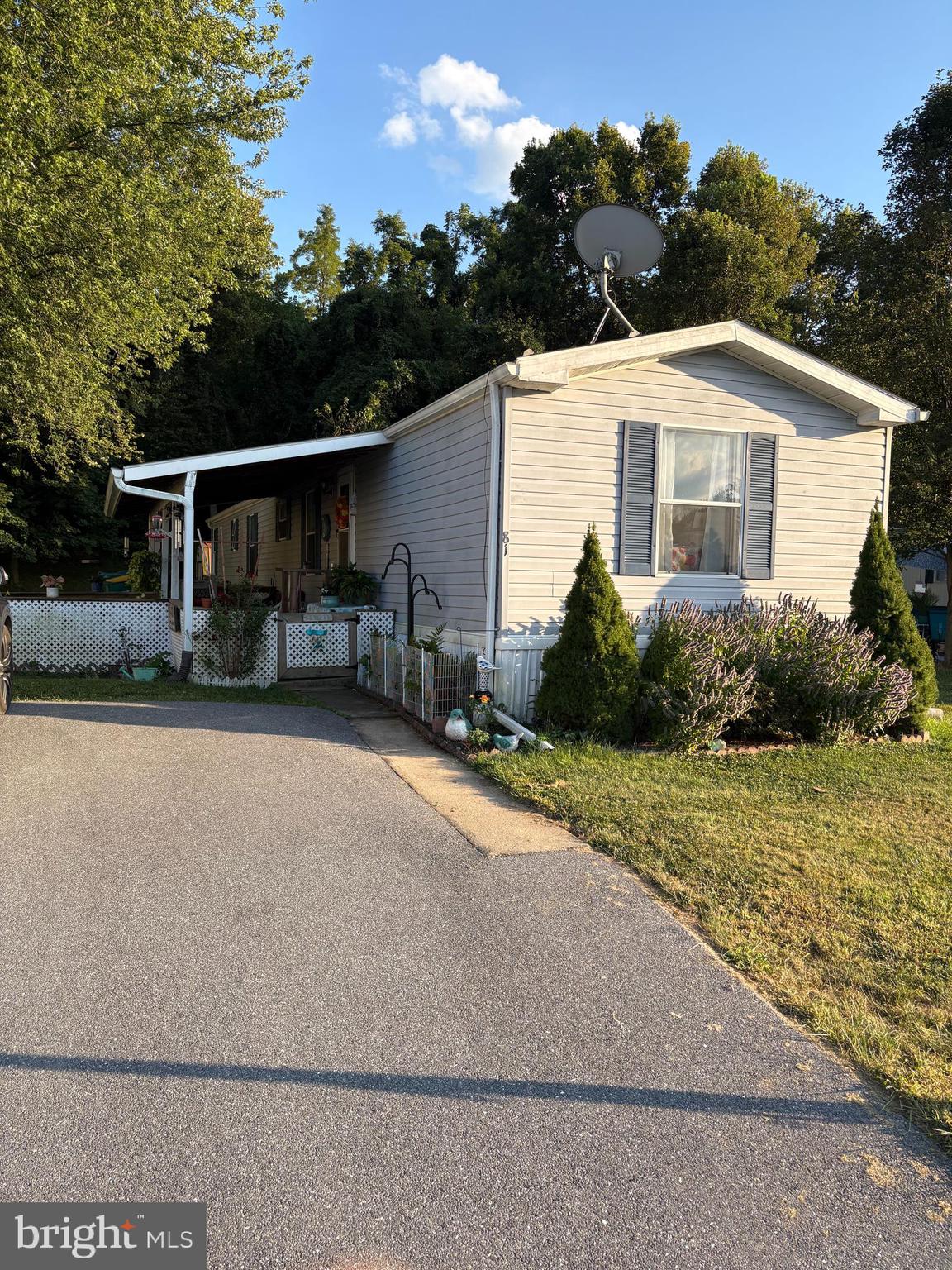 Affordable living in a wonderful park. This, well-kept, single-wide, mobile home is located in the desirable Spring Garden Estates. This affordable 3-bedroom 2-bath manufactured home is perfect for anyone seeking simple comfortable living in a peaceful Carlisle neighborhood. Home was updated a few years ago, new flooring and painting throughout the home. There is a shed for storge or a work area. Located in a quiet Carlisle community just minutes from shopping, restaurants, and commuter routes, this move-in ready home. Buyer must be approved through PMI Property Management.