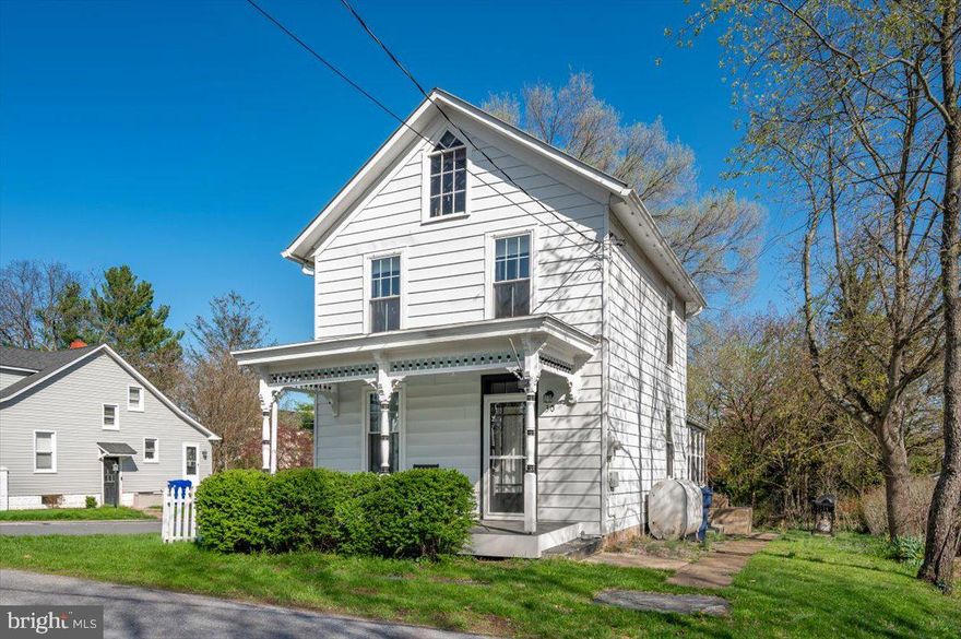 Charming bungalow with timeless character and thoughtful updates throughout. This 2-bedroom, 1.5-bath home offers a bright, open layout with abundant natural light streaming through newer windows, creating a warm and inviting atmosphere. Built in 1920, the home blends classic charm with improvements that make it comfortable for today’s living. The property features a nice-sized yard and a detached two-car garage with additional workshop space, ideal for hobbies, storage, or projects. Conveniently located just minutes from historic Gettysburg, you’ll enjoy easy access to all the area has to offer.  The sale is subject to the current lease.